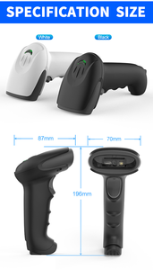 เครื่องสแกนบาร์โค้ดแบบมีสาย 2D USB 45 ซม./วินาที เครื่องอ่านโค้ด QR พร้อมโหมดตรวจจับอัตโนมัติสำหรับร้านค้าปลีก POS ซูเปอร์มาร์เก็ต คลังสินค้า X-760E - Product Image 4