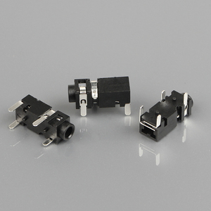 Connecteur audio <span class=keywords><strong>jack</strong></span> femelle circulaire 3,5 mm, adaptateur pour écouteurs, interface DIP 4 broches LY-PJ-<span class=keywords><strong>A33</strong></span>, acier inoxydable, nylon LEYE - Product Image 2