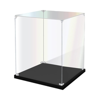 Vitrine acrylique personnalisée boîte de présentation en acrylique transparent verre alternatif pour objets de collection pour figurines Lego