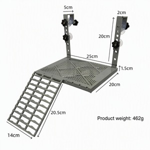 Plataforma flotante avanzada personalizada para tortugas, rampa, escalera, isla flotante, terraza de descanso para tortugas, muelle para tanque de reptiles - Product Image 3