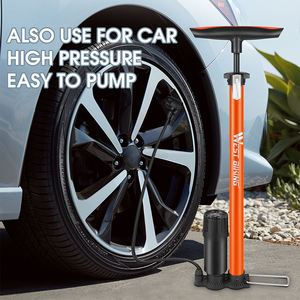 ปั๊มลมจักรยาน WEST BIKING 160PSI พร้อมเกจวัดแรงดันสูง อุปกรณ์เสริมสำหรับจักรยาน ใช้ได้กับจุ๊บ Presta และ Schrader สำหรับจักรยานเสือภูเขาและจักรยานถนน - Product Image 6