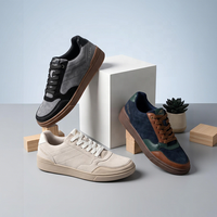 OLICOM Sneakers Casual di Lusso Personalizzabili per Uomo e Donna, in Pelle Bovina e PU, Antiscivolo, Stile Sportivo alla Moda