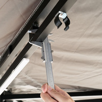 Tente de toit en aluminium à coque dure pour voiture 270 degrés pour 420d Oxford 4x4 Truck Car Side Auwning Tent