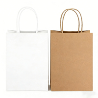 Sacs en papier personnalisés en gros, Bolsas De Papel, vêtements, sacs de shopping en papier kraft brun pour vêtements