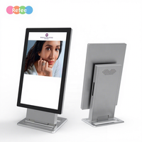 Kiosco de autoservicio con pantalla táctil giratoria para mostrador, reproductor de publicidad con panel Android, señalización digital de 13.3 y 15.6 pulgadas
