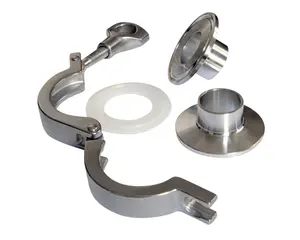 Hot Sale Sanitär Tri Clamp Rohr verschraubung Lebensmittel qualität Edelstahl Clamp Ferrule Hersteller