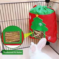 Sac de foin de lapin distributeur de foin pour cochon d'inde Chinchilla maison de nourriture pour cochons d'inde mangeoire sac de foin pour lapins produits pour animaux de compagnie