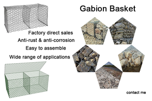 Grillage <span class=keywords><strong>Gabion</strong></span> 2,7 mm, Boîte de Clôture <span class=keywords><strong>Gabion</strong></span>, Prix Mur <span class=keywords><strong>Gabion</strong></span>, Prix 2x1x0,5m, Prix d'Usine - Product Image 5