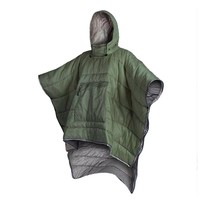 Portable ultraléger momie Style hiver imperméable sac de couchage portable cape Poncho manteau pour Camping en plein air J0120