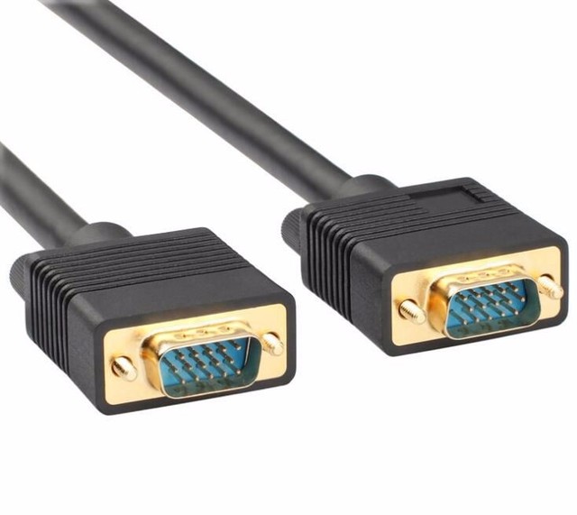 VGA 3+9 Extension Cable 1.5m 2m 3m 5m 10m 15m 20m 30m 40m 50m VGA to VGA Cable for Computer Projector Monitor Laptop HDTV