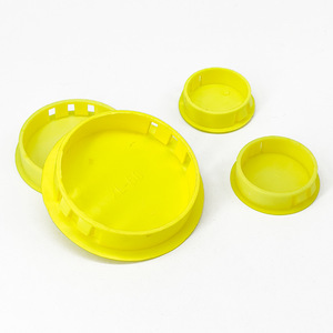 Tapa de nailon amarilla a presión para orificios de muebles, fácil instalación, para panel de seguridad, tapón para puerta XL D 001 - Product Image 3