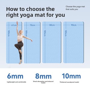 <span class=keywords><strong>Tappetino</strong></span> Yoga TPE Ecologico Antiscivolo Spessore 6mm Silenzioso <span class=keywords><strong>per</strong></span> <span class=keywords><strong>Fitness</strong></span>, <span class=keywords><strong>Tappetino</strong></span> Personalizzato <span class=keywords><strong>per</strong></span> Salto con Corda 185 cm - Ingrosso - Product Image 4