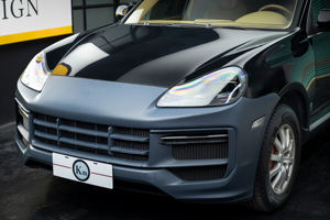 Для <span class=keywords><strong>Cayenne</strong></span> 957 2007-2010: Комплект для модификации (из старой версии в новую) 9Y0.2 2025GTS — передний бампер в сборе + ДХО + матричные фары 9Y0.1 из полипропилена - Product Image 6