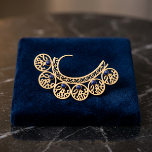 2 Piezas de Alta Calidad, Estilo Bohemio, Pendientes de Oreja con Piedras, Metal de Latón con Lapislázuli para Mujer, Aniversario - Product Image 4