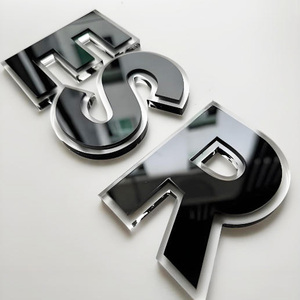 ป้ายอะคริลิค 3 มิติ สีตามสั่ง ไม่มีไฟ ตกแต่งผนังภายใน สำหรับบริษัท สำนักงาน ธุรกิจ ป้ายแสดงตัวอักษร - Product Image 3