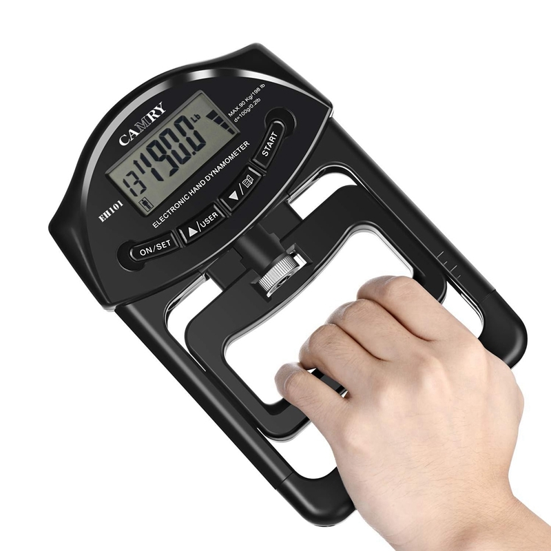 Home Tragbarer Muskel finger verstärker Elektronischer digital einstellbarer Hand dynamometer Grip Trainer Gripper Strength Tester