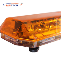 Amber LED darurat 2025 100W, lampu sorot atap kendaraan dengan Speaker, aksesori lampu mobil