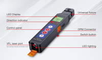 Identificateur de fibre optique de test d'identifiant de nouveaux produits avec localisateur visuel de défaut VFL avec compteur de puissance optique OPM epon gp