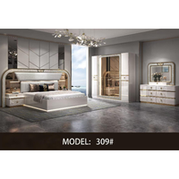 Ensemble de chambre à coucher haut de gamme, best-seller, style moderne luxueux pour la maison