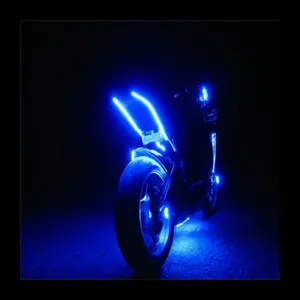 Lubes Led Para Moto 6 Stuks Led Enkele Kleur Licht Bar Motorfiets Led Strip Lichtset Decoratie