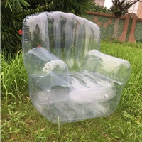 Sac gonflable d'extérieur confortable inclinable en Pvc, canapé-fauteuil, sac paresseux Portable, avec pompe, fauteuil