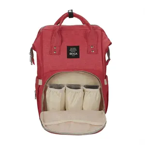 Дорожная сумка для подгузников, водонепроницаемые стильные Сменные мешки для мам, большая емкость