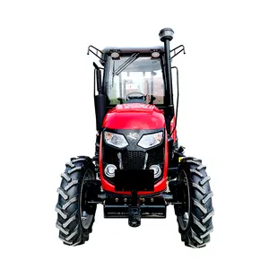 4WD 4x4 50HP 80HP 90HP Mini tarım traktörleri kuagriculture tarım tarım makineleri ucuz çiftlik kullanılan