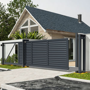 Cancello Scorrevole Autoportante JHR di Alta Qualità per Vialetto Nuovo Tipo di Cancello Automatico a Lamelle per Esterni - Product Image 1