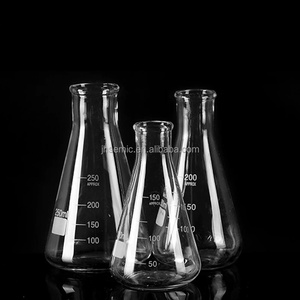 Высококачественная прозрачная кварцевая стеклянная колба для лабораторных изделий по индивидуальному заказу, оптовая цена - Product Image 1