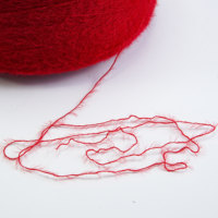 SALUD Großhandel 100% Nylon Nerzgarn Kristall lockiges langes Haar Phantasie Feder garn 0,9 cm 2,0 cm 4,0 cm gestricktes Nerzgarn für Pullover