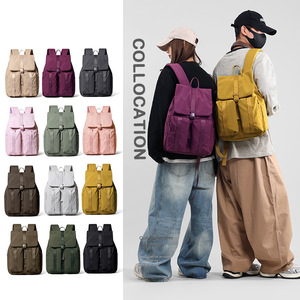 Sac à dos de voyage léger et résistant à l'eau en nylon, design minimaliste pour les étudiants du collège, du lycée et de l'université, tendance, 20-35L - Product Image 1