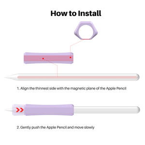 AhaStyle ที่จับดินสอซิลิโคนแท้<span class=keywords><strong>2021</strong></span>,อุปกรณ์เสริมสำหรับ <span class=keywords><strong>Apple</strong></span> <span class=keywords><strong>Pencil</strong></span> 1และ2 - Product Image 6