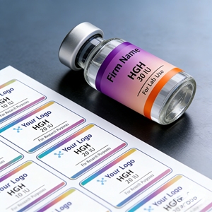 Adesivo Olografico a Colori Vivaci con Etichetta Privata <span class=keywords><strong>per</strong></span> Bottiglie di Integratori - Product Image 5