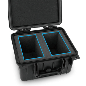 270*246*174mm IP67 Boîtier en plastique dur étanche 2 rangées Étui pour cartes graduées - Product Image 4