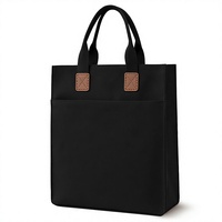 Sacs fourre-tout en toile personnalisés avec impression de logo, grande capacité, design minimaliste moderne pour les salons professionnels, le shopping, les cadeaux d'entreprise