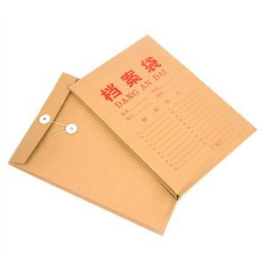Enveloppe personnalisée de taille A5 A4 avec oeillet et corde pour <span class=keywords><strong>photos</strong></span>/emballage de dossiers papier à utiliser avec logo d'entreprise - Product Image 6
