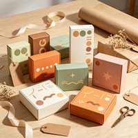 Boîtes rigides en papier couché imprimées sur mesure pour le commerce électronique, emballages recyclables en carton pour cadres photo et bougies avec doublure en éponge