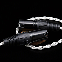 Câbles audio équilibrés HIFI OCC plaqués argent XLR vers double 3,5 mm/HD650 pour équipements audio, amplificateur de puissance, console de mixage, haut-parleur