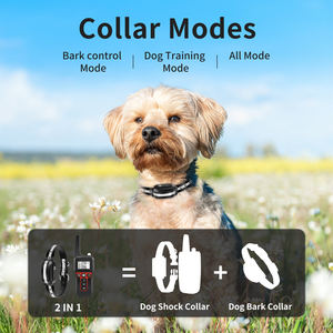 <span class=keywords><strong>Collar</strong></span> de entrenamiento eléctrico para perros de 3300 pies, <span class=keywords><strong>Collar</strong></span> de choque para mascotas con control remoto para cachorros de 5 a 120 libras con vibración de choque - Product Image 2