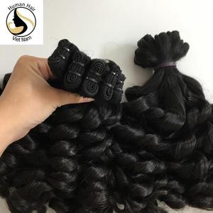 Nuevo fabricante disponible, puede ser blanqueado, virgen teñida, Pelo Rizado profundo suelto con cabello humano 100% virgen de Vietnam - Product Image 1