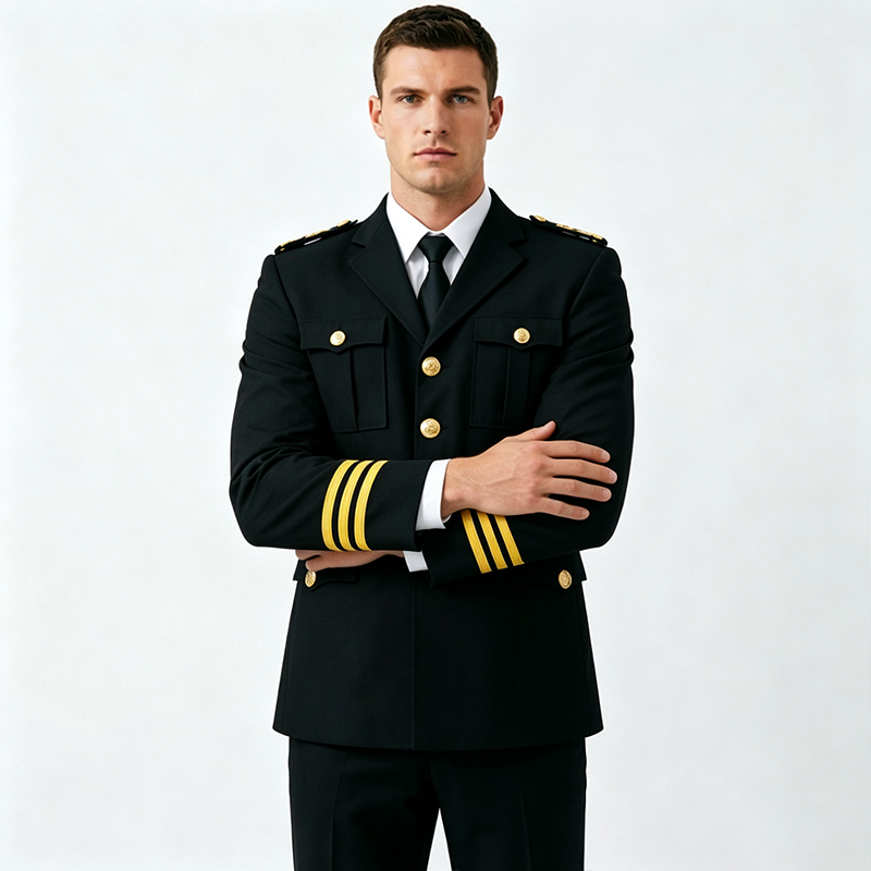 Black Single Jacket Male