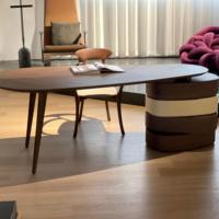 Bureau de direction de luxe en bois massif de frêne, table d'ordinateur moderne avec tiroirs pour bureau et salle d'étude