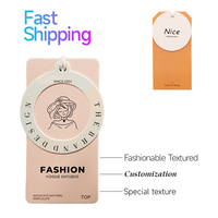 Nouvelles étiquettes volantes pour vêtements, étiquettes de vêtements, étiquettes rondes personnalisées avec logo de marque, étiquettes découpées sur mesure pour cartes de visite