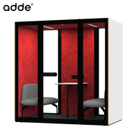 Cabine Acoustique en Bois Insonorisée pour Bureau, Grande Cabine Silencieuse pour l'Isolation Sonore et l'Intimité