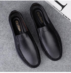 YIHE <span class=keywords><strong>MD</strong></span>-016 男士办公职业正装鞋一脚蹬舒适增高乐福鞋高跟真皮鞋面秋冬 - Product Image 5