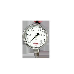 Manomètre à diaphragme Labom NS 63 100 -1 à 5 bars en acier inoxydable - Product Image 3