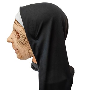 Máscara de Monja, Emulsión de Mujer Mayor, Divertido Disfraz de Halloween, Accesorio de Cosplay - Product Image 5