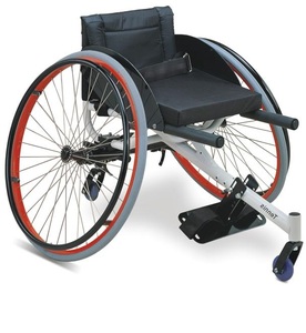 Fauteuil roulant de tennis en aluminium Tennet avec roues arrière à dégagement rapide, largeur de siège réglable 30-40 cm, transport léger - Product Image 1
