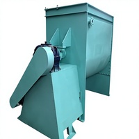 Mélangeur à ruban hélicoïdal double horizontal avec moteur à induction en acier inoxydable SUS304, haute capacité pour les applications chimiques