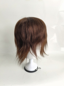 Peluca de <span class=keywords><strong>Cabello</strong></span> Humano con Revestimiento de Encaje Completo, Piel de PU Transparente, Silicona, para <span class=keywords><strong>Hombre</strong></span> - Product Image 4